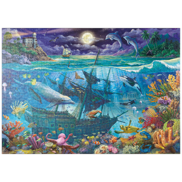 puzzleplate Evening Undersea 1000 Puzzle
