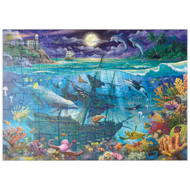 puzzleplate Evening Undersea 100 Puzzle