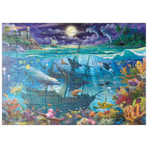 puzzleplate Evening Undersea 100 Puzzle