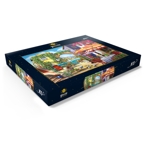 Sunny City by the Sea 100 Puzzle Schachtel Ansicht1