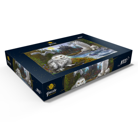 Snowy Owls 1000 Puzzle Schachtel Ansicht1