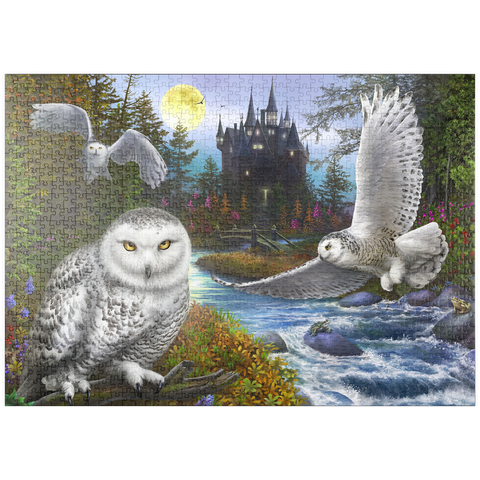 puzzleplate Snowy Owls 1000 Puzzle