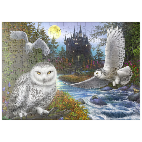 puzzleplate Snowy Owls 200 Puzzle