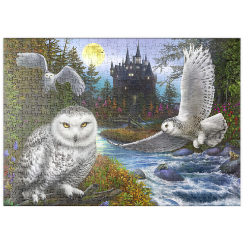 puzzleplate Snowy Owls 500 Puzzle