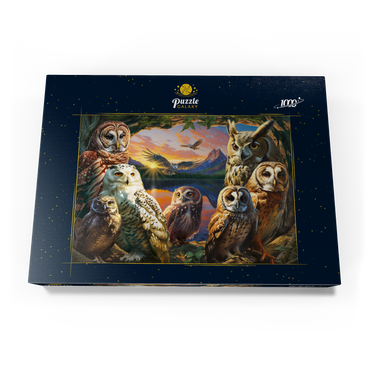 Owls at Sunset 1000 Puzzle Schachtel Ansicht3