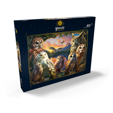 Owls at Sunset 100 Puzzle Schachtel Ansicht2