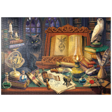 puzzleplate Magic Library 1000 Puzzle