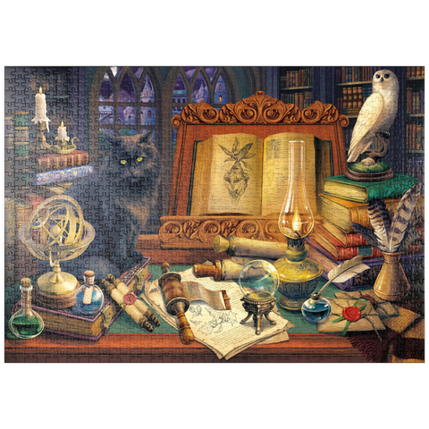 puzzleplate Magic Library 1000 Puzzle