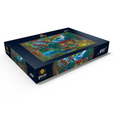 Owls & Night House 1000 Puzzle Schachtel Ansicht1