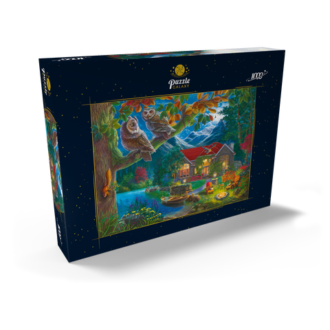 Owls & Night House 1000 Puzzle Schachtel Ansicht2