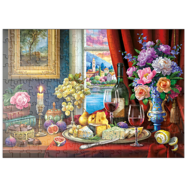 puzzleplate Still Life With Wine 200 Puzzle