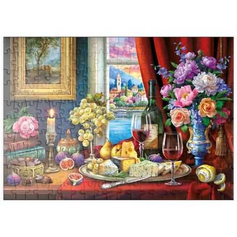 puzzleplate Still Life With Wine 200 Puzzle