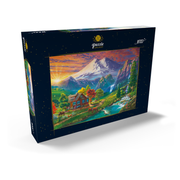 Elbrus at Sunset 1000 Puzzle Schachtel Ansicht2