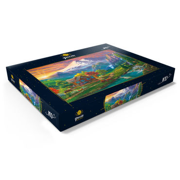 Elbrus at Sunset 100 Puzzle Schachtel Ansicht1