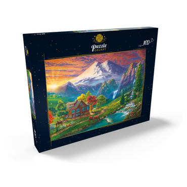 Elbrus at Sunset 100 Puzzle Schachtel Ansicht2