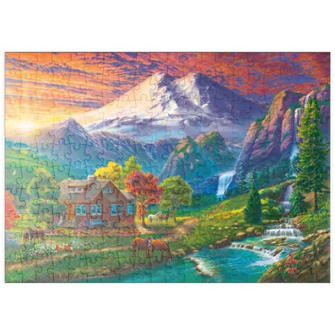 puzzleplate Elbrus at Sunset 200 Puzzle