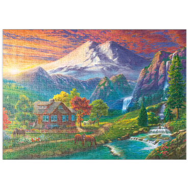puzzleplate Elbrus at Sunset 500 Puzzle