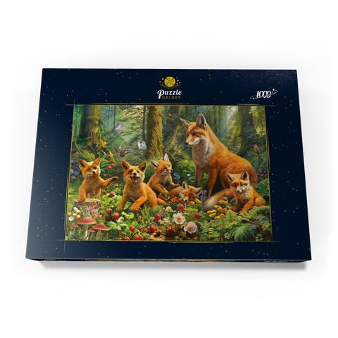 Fox Family 1000 Puzzle Schachtel Ansicht3
