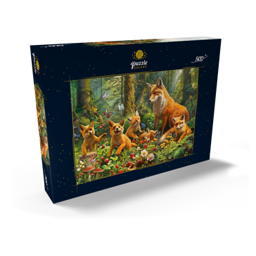Fox Family 500 Puzzle Schachtel Ansicht2