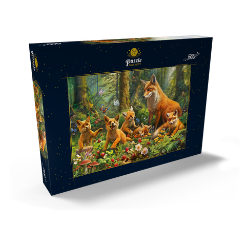 Fox Family 500 Puzzle Schachtel Ansicht2