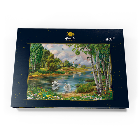 Village Landscape 1000 Puzzle Schachtel Ansicht3