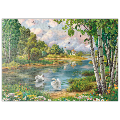 puzzleplate Village Landscape 500 Puzzle