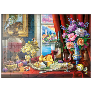 puzzleplate Still Life & Wine 100 Puzzle