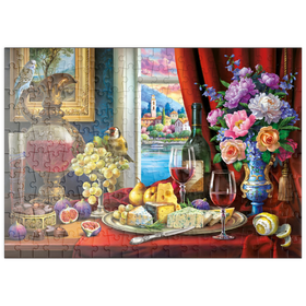 Darstellung des Puzzle Motivs Das Leben in Farbe und Geschmack - Puzzleteile: 200