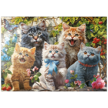 puzzleplate Kitten Selfie 1000 Puzzle