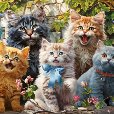 Kitten Selfie 1000 Puzzle 3D Modell