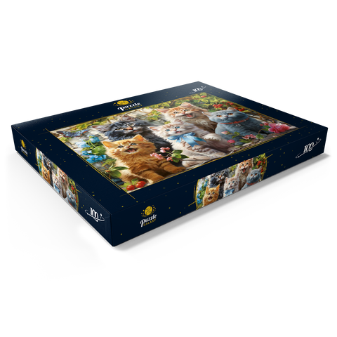 Kitten Selfie 100 Puzzle Schachtel Ansicht1