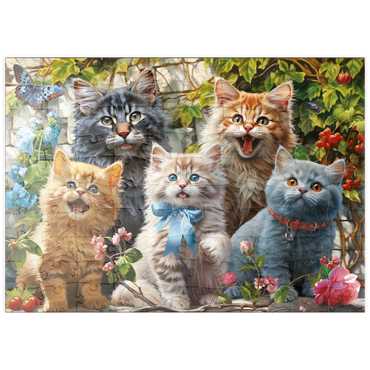 puzzleplate Kitten Selfie 100 Puzzle