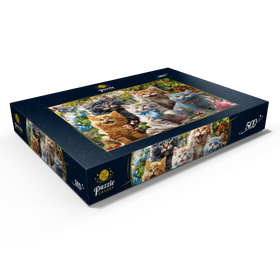 Alternative Darstellung des Puzzle-Motivs Die Kätzchenbande – Puzzleteile: 500