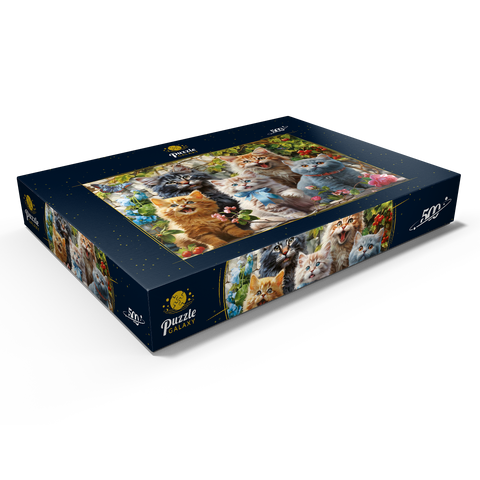 Kitten Selfie 500 Puzzle Schachtel Ansicht1