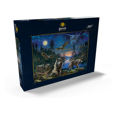 Night Wolves & Owls 1000 Puzzle Schachtel Ansicht2