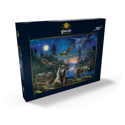 Night Wolves & Owls 200 Puzzle Schachtel Ansicht2