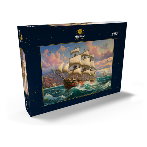 Sailboat At Dawn 1000 Puzzle Schachtel Ansicht2