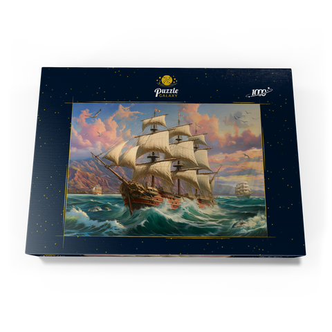 Sailboat At Dawn 1000 Puzzle Schachtel Ansicht3