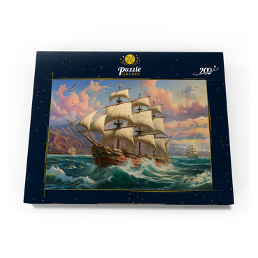 Sailboat At Dawn 200 Puzzle Schachtel Ansicht3
