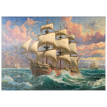 puzzleplate Sailboat At Dawn 200 Puzzle