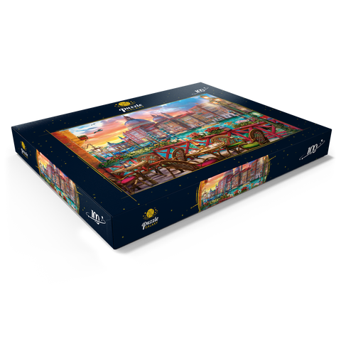 View of Santa Maria della Salute 100 Puzzle Schachtel Ansicht1