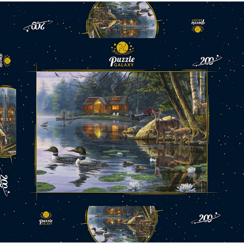 Echo Bay 200 Puzzle Schachtel 3D Modell