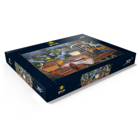 Darstellung des Puzzle Motivs Ein gedeckter Tisch im Herzen der Natur - Puzzleteile: 200