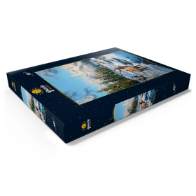 Darstellung des Puzzle Motivs Frostiger Morgen in den Bergen - Puzzleteile: 100