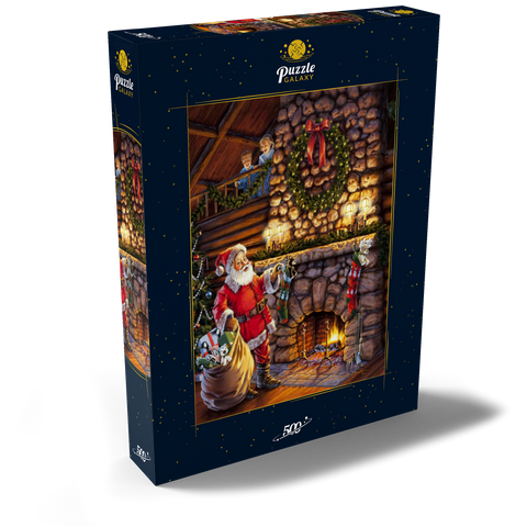 Der Weihnachtsmann ist da! 500 Puzzle Schachtel Ansicht2