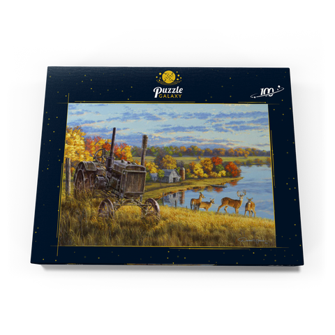 Rusty Tractor Deer Ridge 100 Puzzle Schachtel Ansicht3