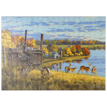 puzzleplate Rusty Tractor Deer Ridge 200 Puzzle