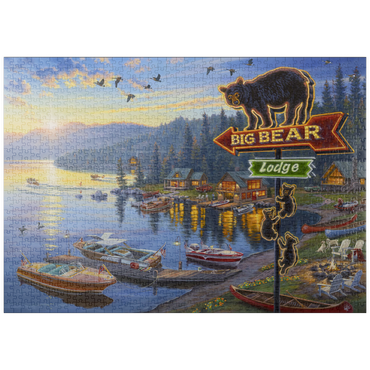 puzzleplate Big Bear Lodge 1000 Puzzle