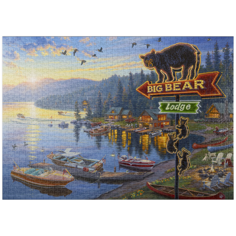 puzzleplate Big Bear Lodge 1000 Puzzle