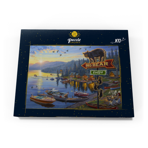 Big Bear Lodge 100 Puzzle Schachtel Ansicht3